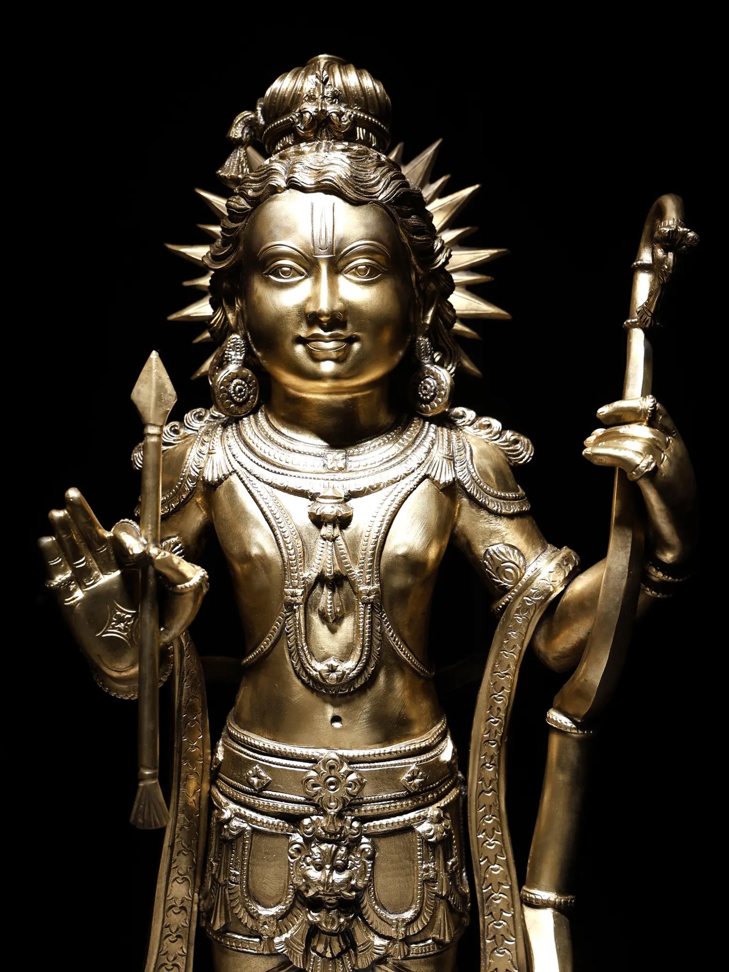 27" The Nearly Perfect Ram Lalla Bronze Statue | Pachaloha Bronze Sculpture | Handmade Statue for Temple
