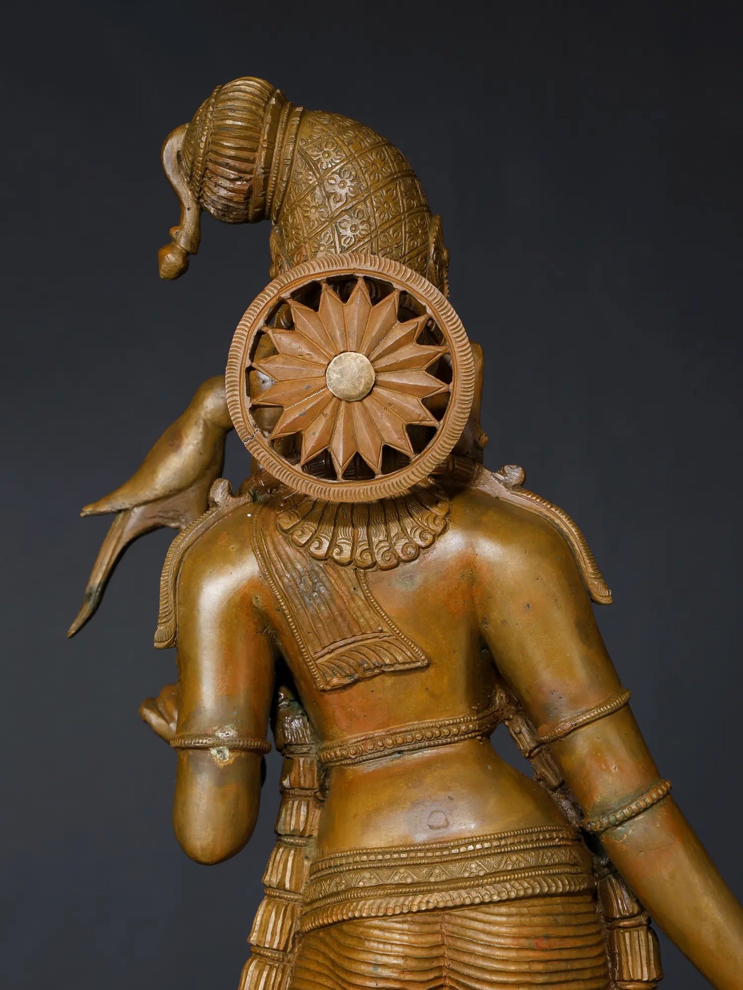 24" Superfine Statue of Goddess Andal | Panchaloha Bronze Sculpture | Handmade Statue