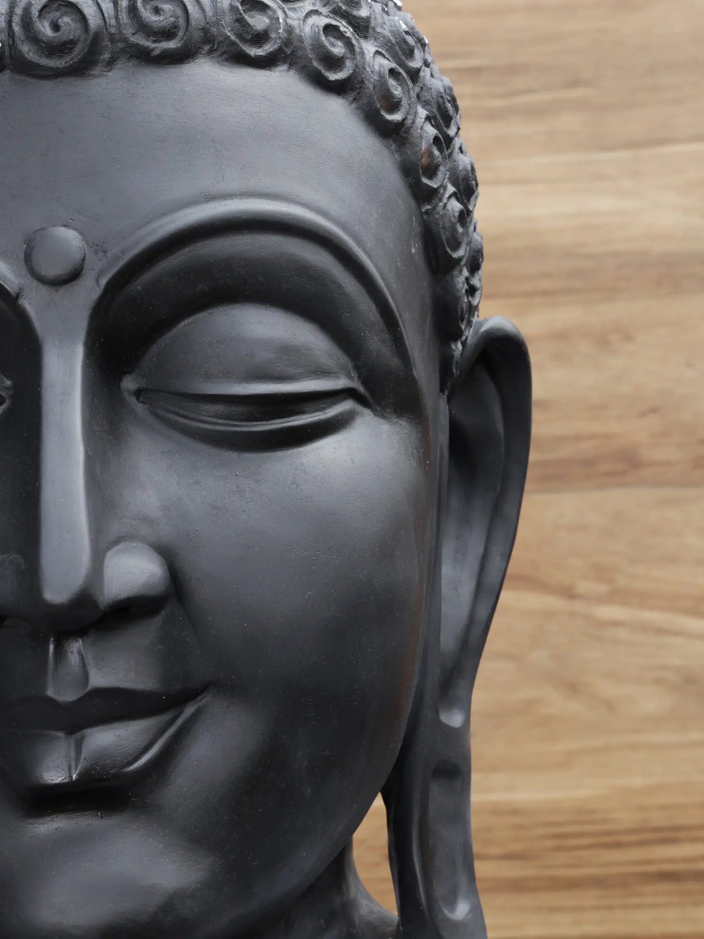 108" Super Large Lord Buddha Preaching His Dharma | Black Marble Sculpture for Temple | Shipped by Sea Overseas