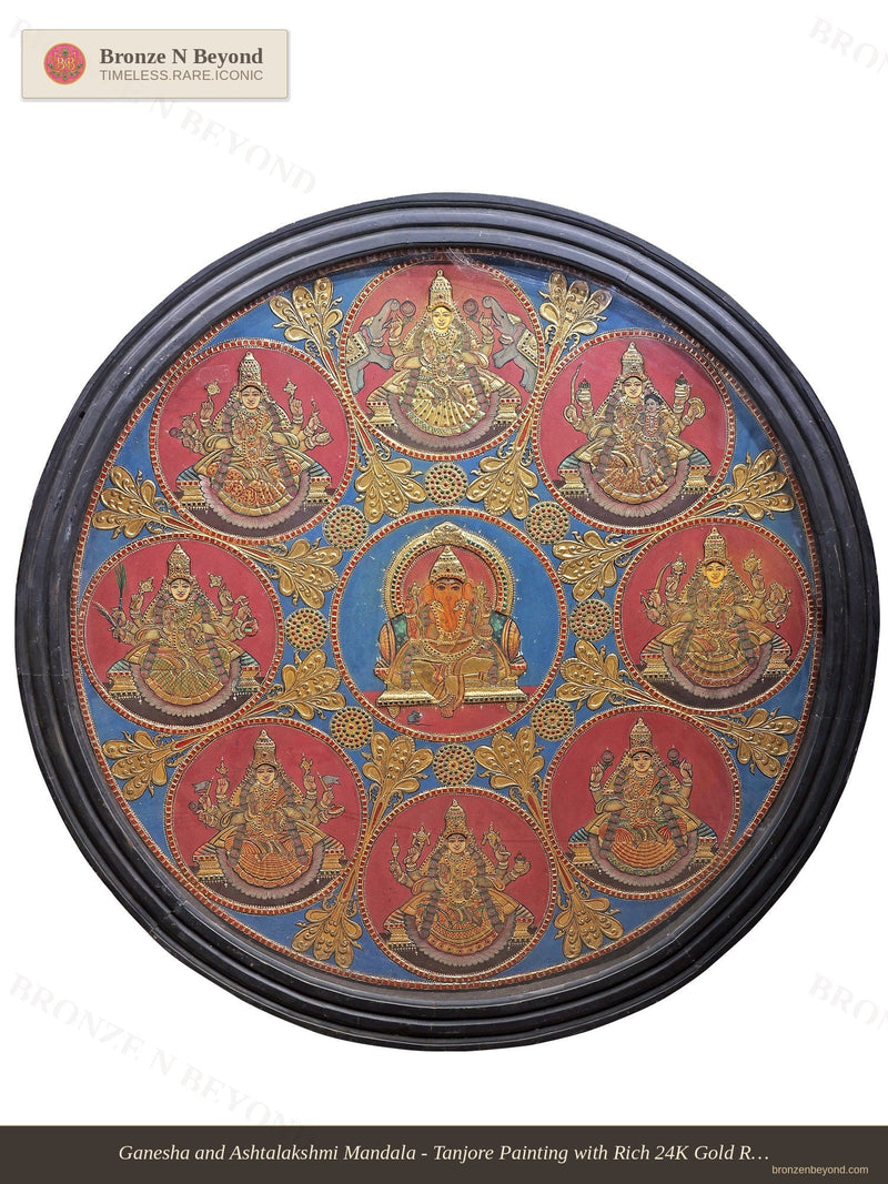 Lord Ganesha in Art: Choosing the Perfect Tanjore Painting or Bronze Statue for Success