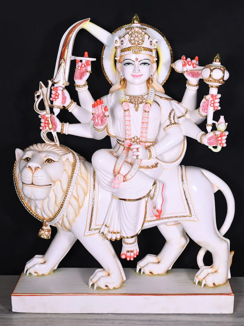 Goddess Durga Stone Statues