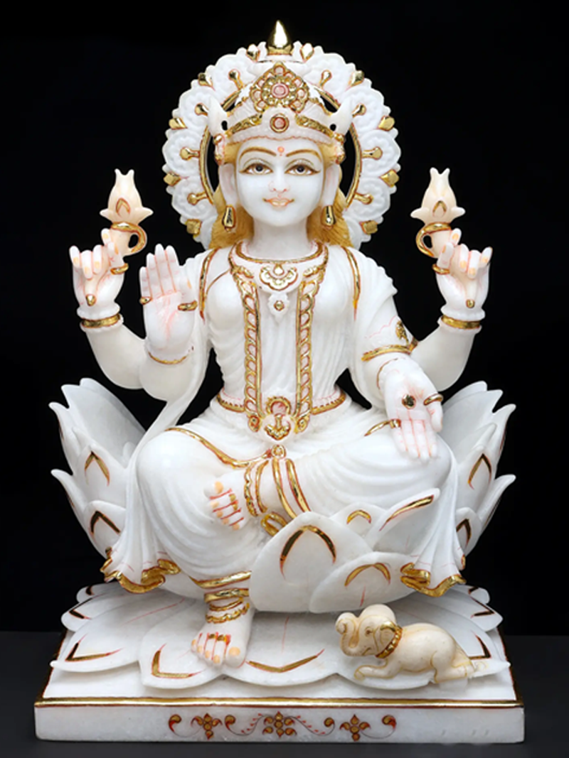 Goddess Lakshmi Stone Statues