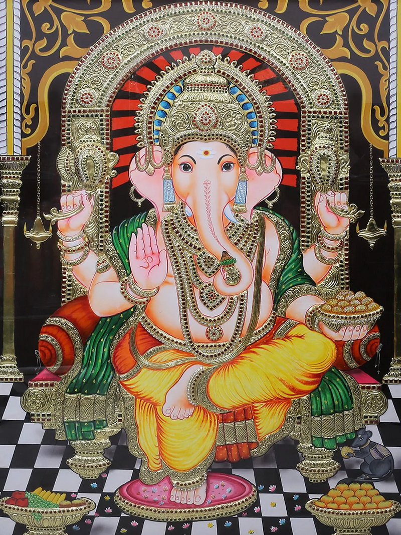 Ganesha Tanjore Paintings