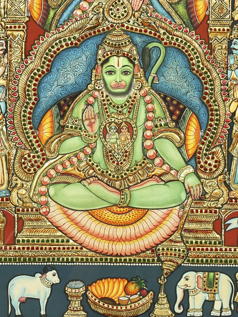 Hanuman Tanjore Paintings