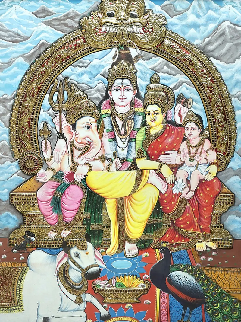 Shiva Tanjore Paintings
