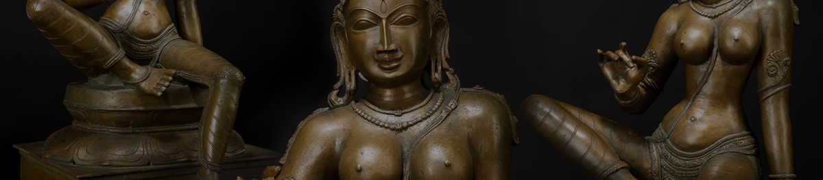 Goddess Parvati Bronze Statues