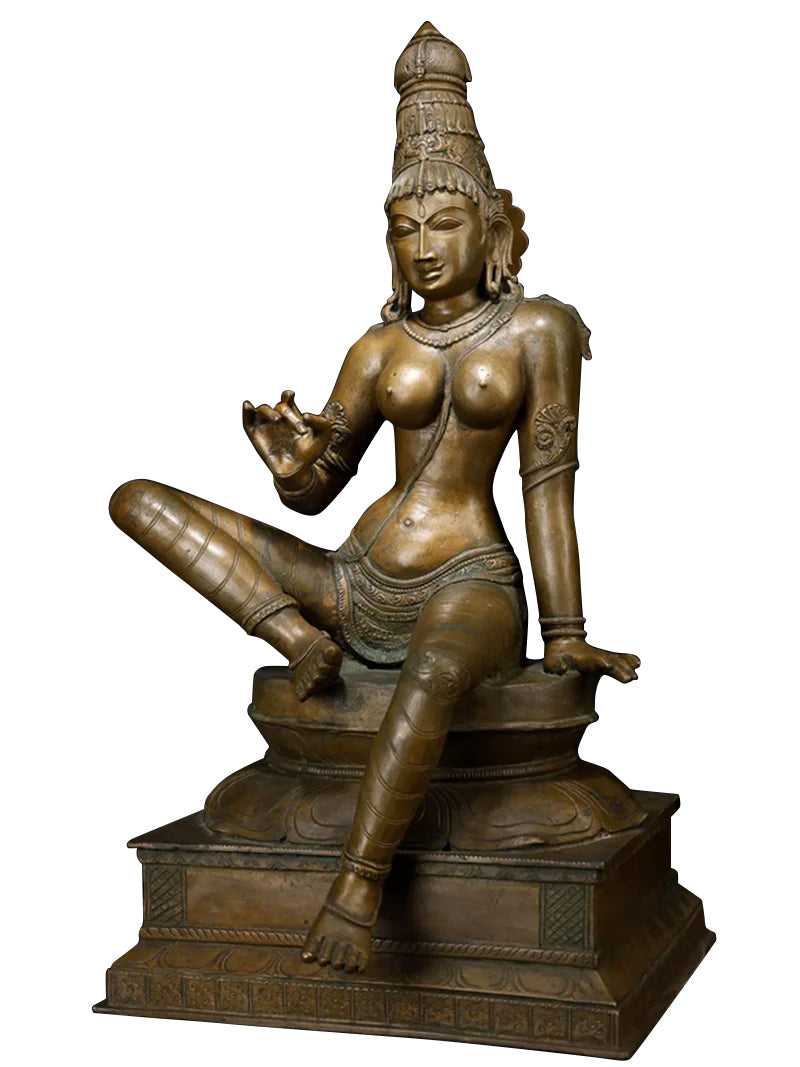 Bronze statue of Parvati
