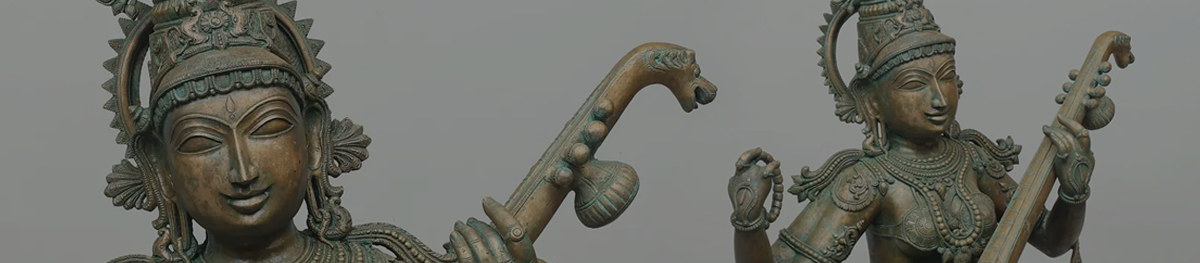 Goddess Saraswati Bronze Statues
