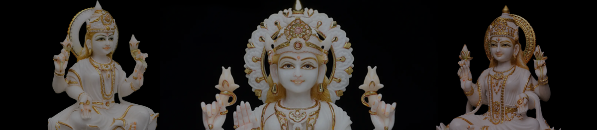 Goddess Lakshmi Stone Statues