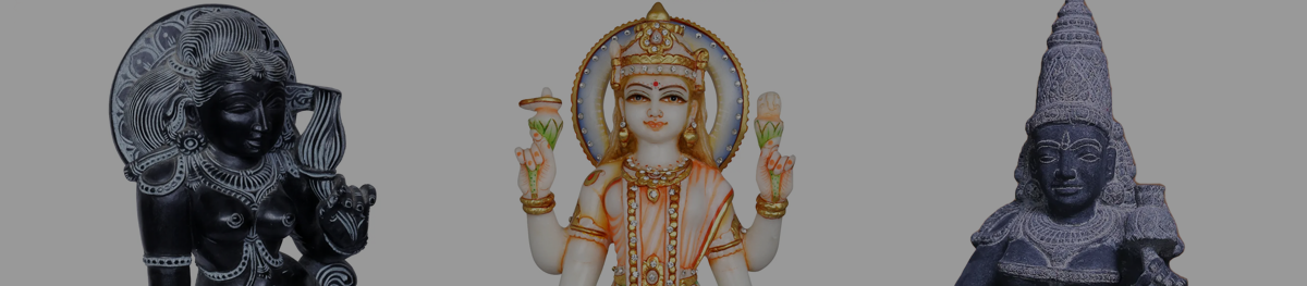 Goddess Parvati Stone Statues