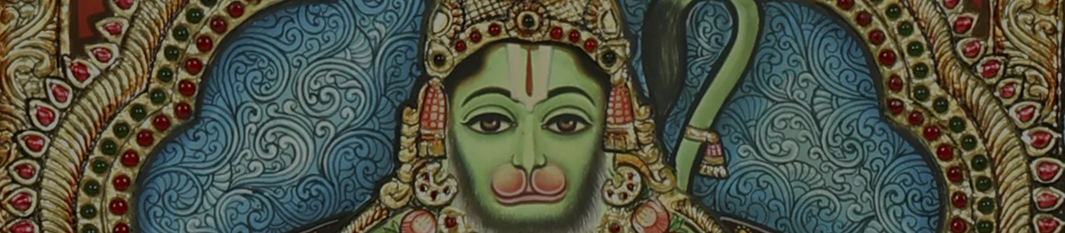 Hanuman Tanjore Paintings