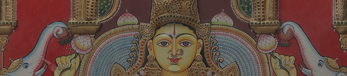 Goddess Lakshmi Tanjore Paintings