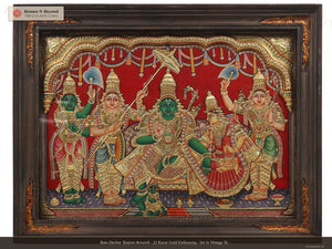 Shri Ram Darbar Tanjore Painting