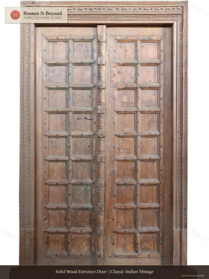 Large Wooden Entrance Door