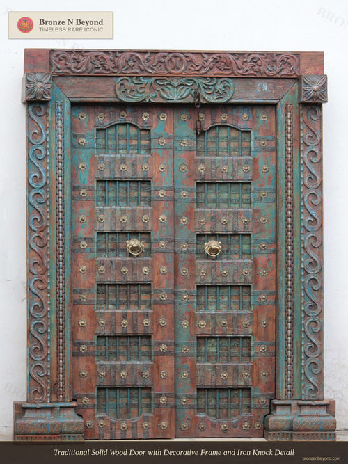 Large Traditional Designer Wooden Door