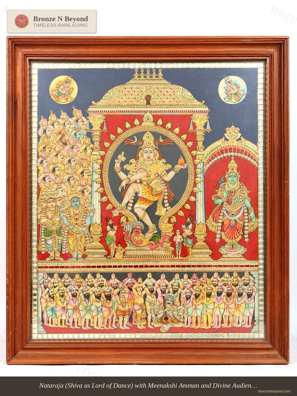 Nataraja with Meenakshi Amman