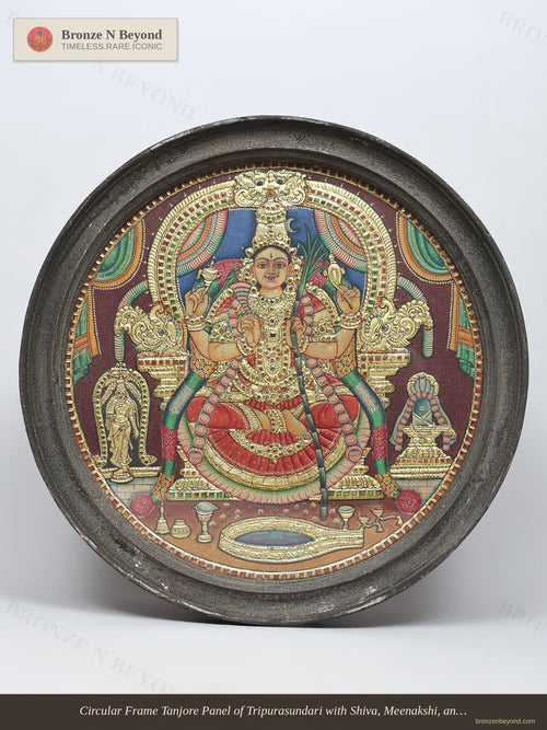 Tripura Sundari Tanjore Painting