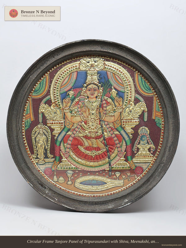 Tripura Sundari Tanjore Painting