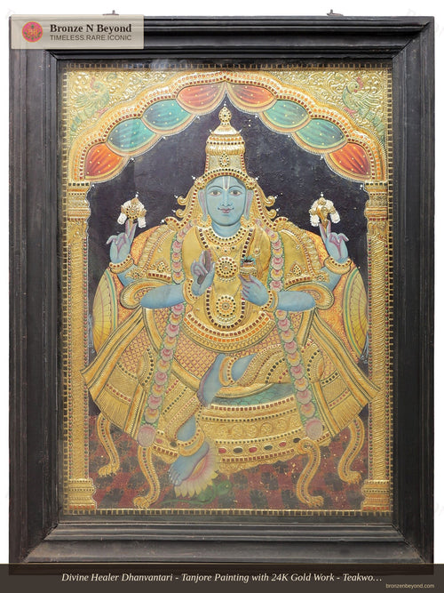 Dhanvantri Tanjore Painting