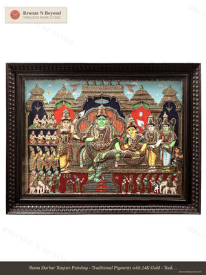 Rama Darbar Tanjore Painting