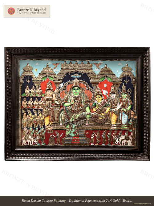 Rama Darbar Tanjore Painting
