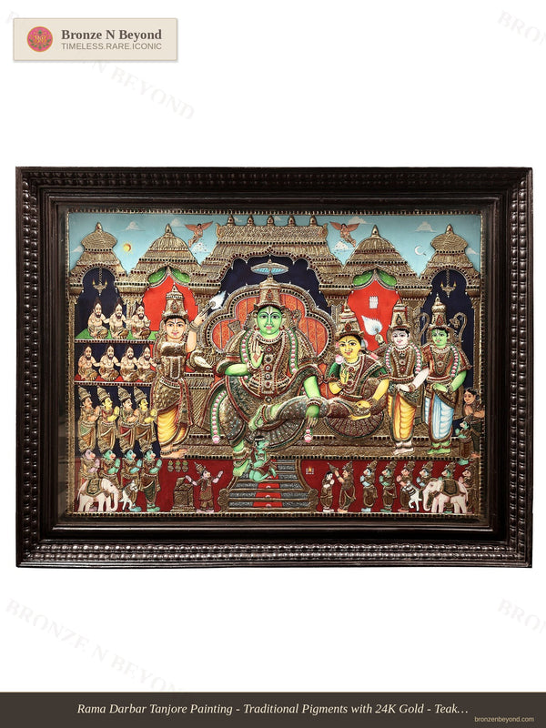Rama Darbar Tanjore Painting