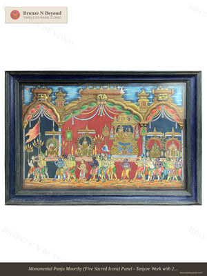 Large Panja Moorthy Tanjore Painting