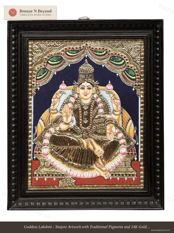 Goddess Lakshmi Tanjore Painting