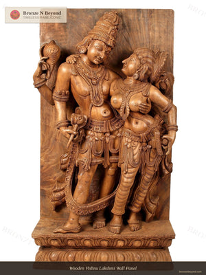 Divine Couple Vishnu Lakshmi Panel