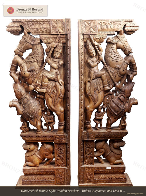 Large Wooden Brackets