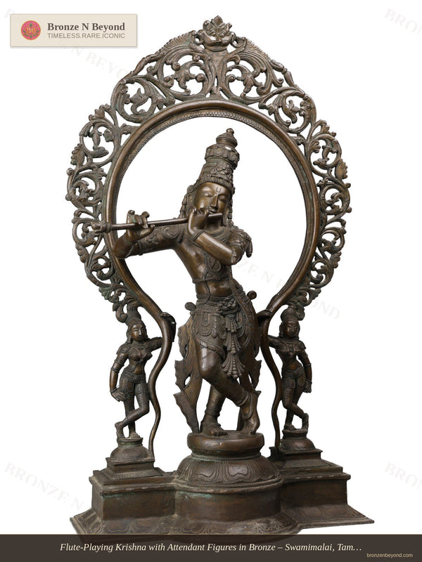 Lord Krishna Bronze Statue