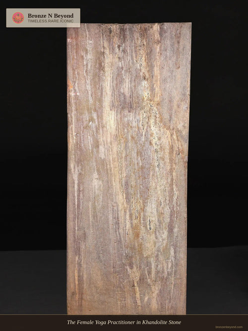 The Female Yoga Practitioner in Khandolite Stone