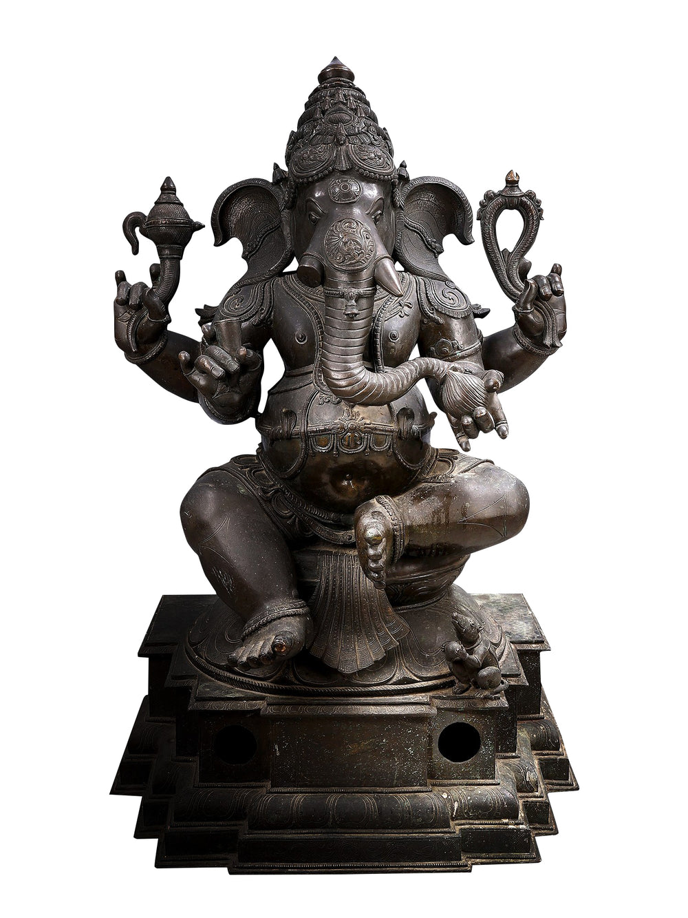 Lord Ganapati in Panchaloha Bronze