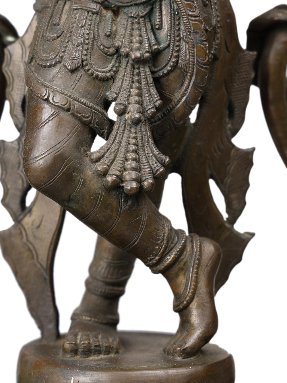 Flute-Playing Krishna with Attendant Figures in Bronze – Swamimalai, Tamil Nadu