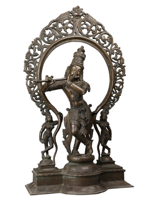 Lord Krishna Bronze Statue