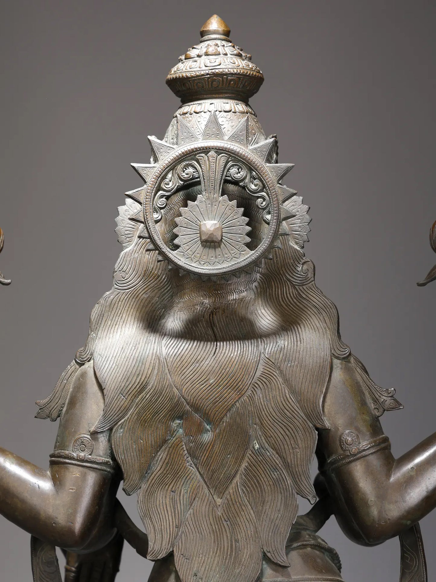 52" Large Superfine Goddess MahaLakshmi Standing on Lotus in Blessing Gesture | Panchaloha Bronze Statue
