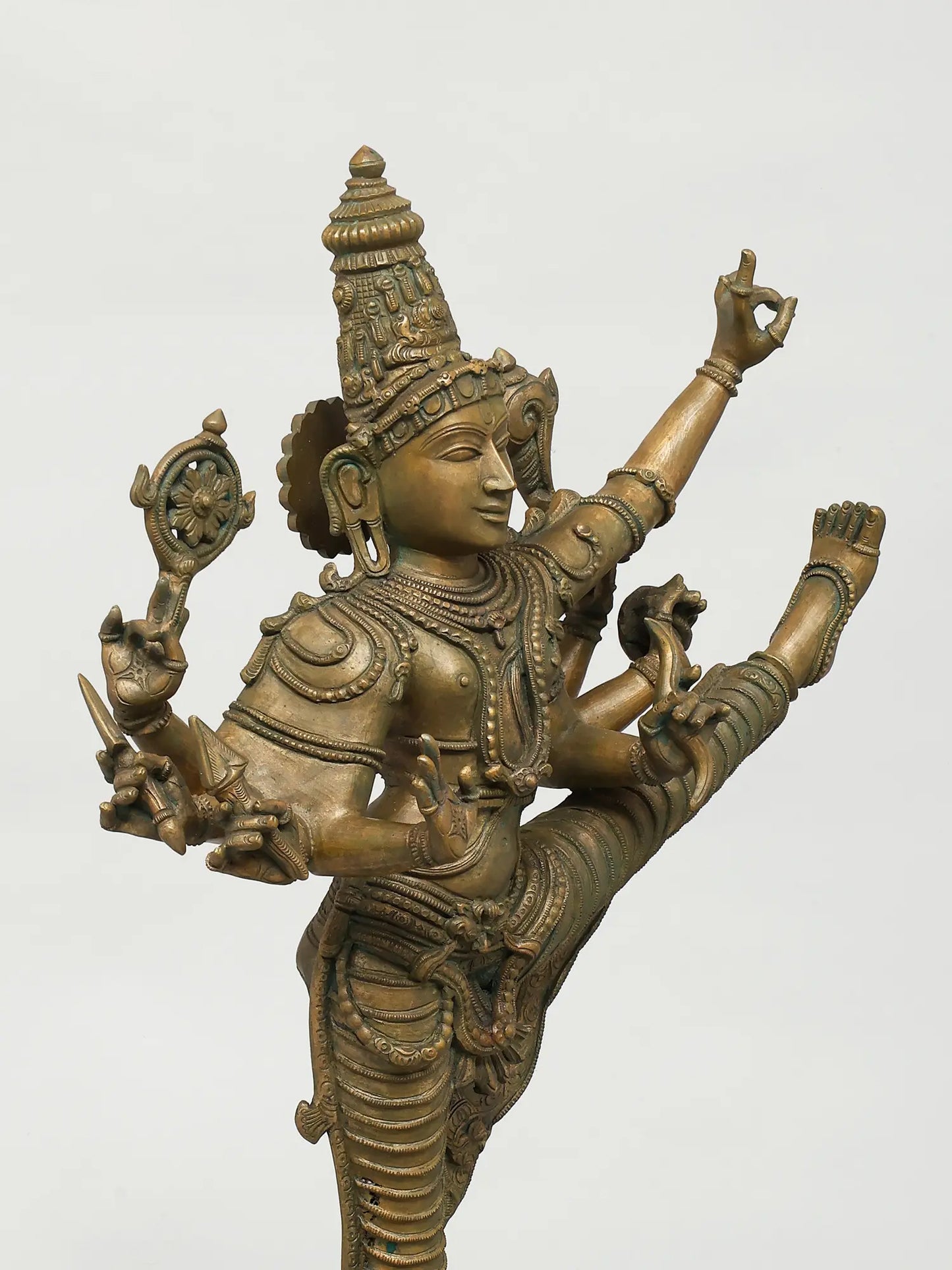 25" Ulagalantha Perumal (Lost-Wax) | Panchaloha Bronze from Swamimalai