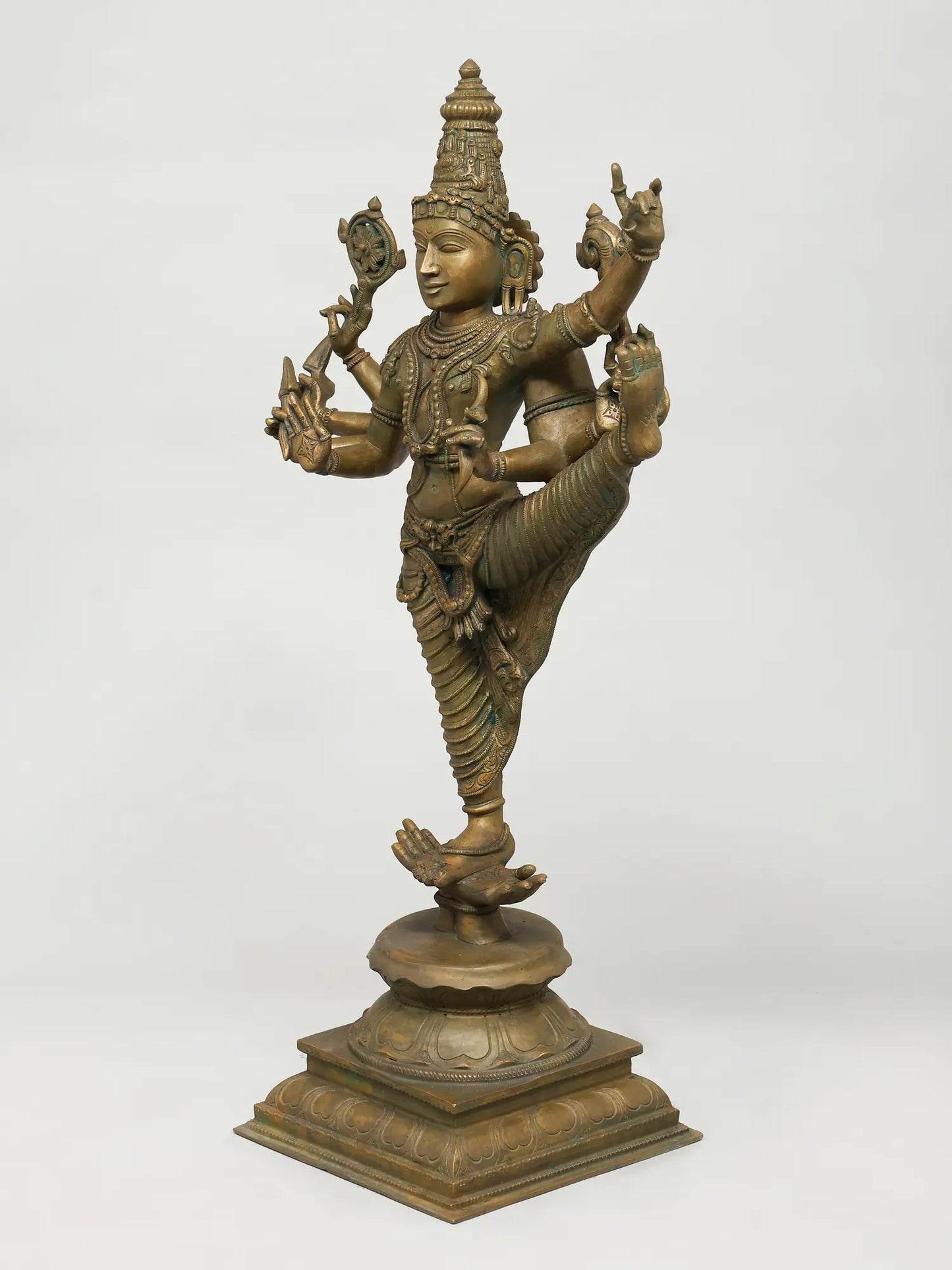 25" Ulagalantha Perumal (Lost-Wax) | Panchaloha Bronze from Swamimalai
