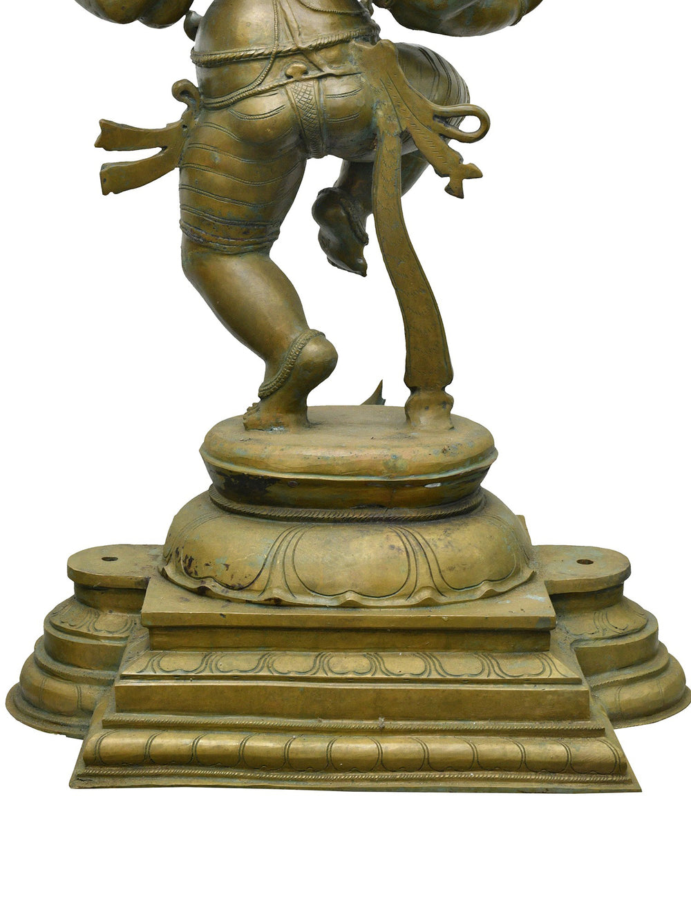 Six-Armed Dancing Ganesha with Modaka and Mushaka in Bronze – Swamimalai, Tamil Nadu