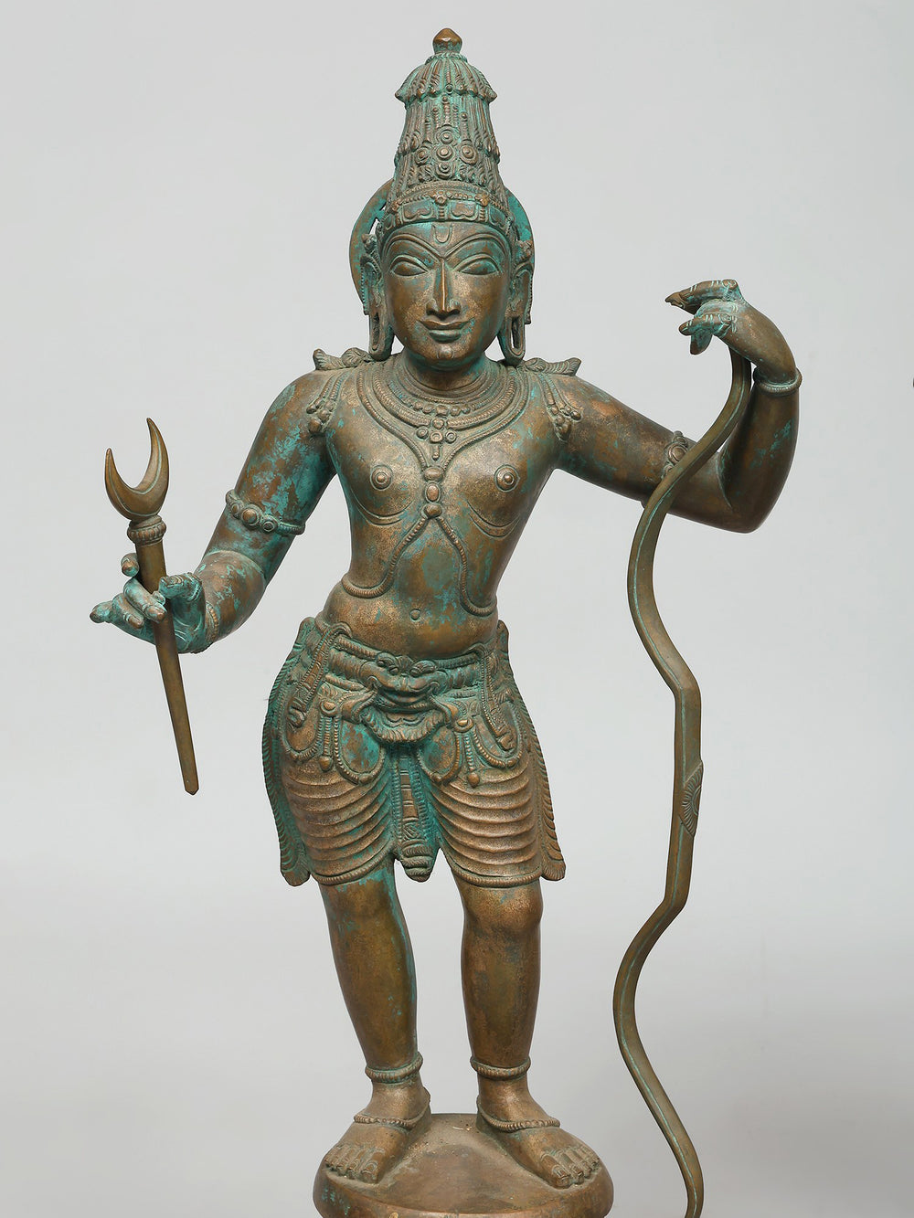 Rama with Sita, Lakshmana and Hanuman in Panchaloha Bronze Ensemble – Swamimalai, Tamil Nadu