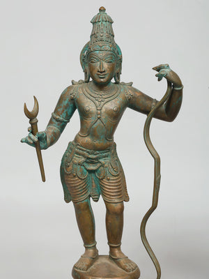 Rama with Sita, Lakshmana and Hanuman in Panchaloha Bronze Ensemble – Swamimalai, Tamil Nadu