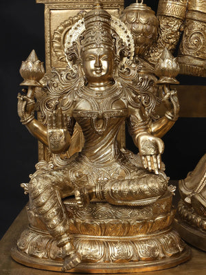 Venkateswara with Dashavatara Base and Garuda - Hanuman in Bronze – Swamimalai, Tamil Nadu