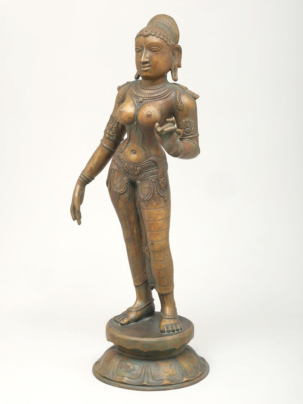 Classical Chola Style Rama Darbar with Rama, Sita, Lakshmana and Hanuman in Panchaloha Bronze – Swamimalai, Tamil Nadu