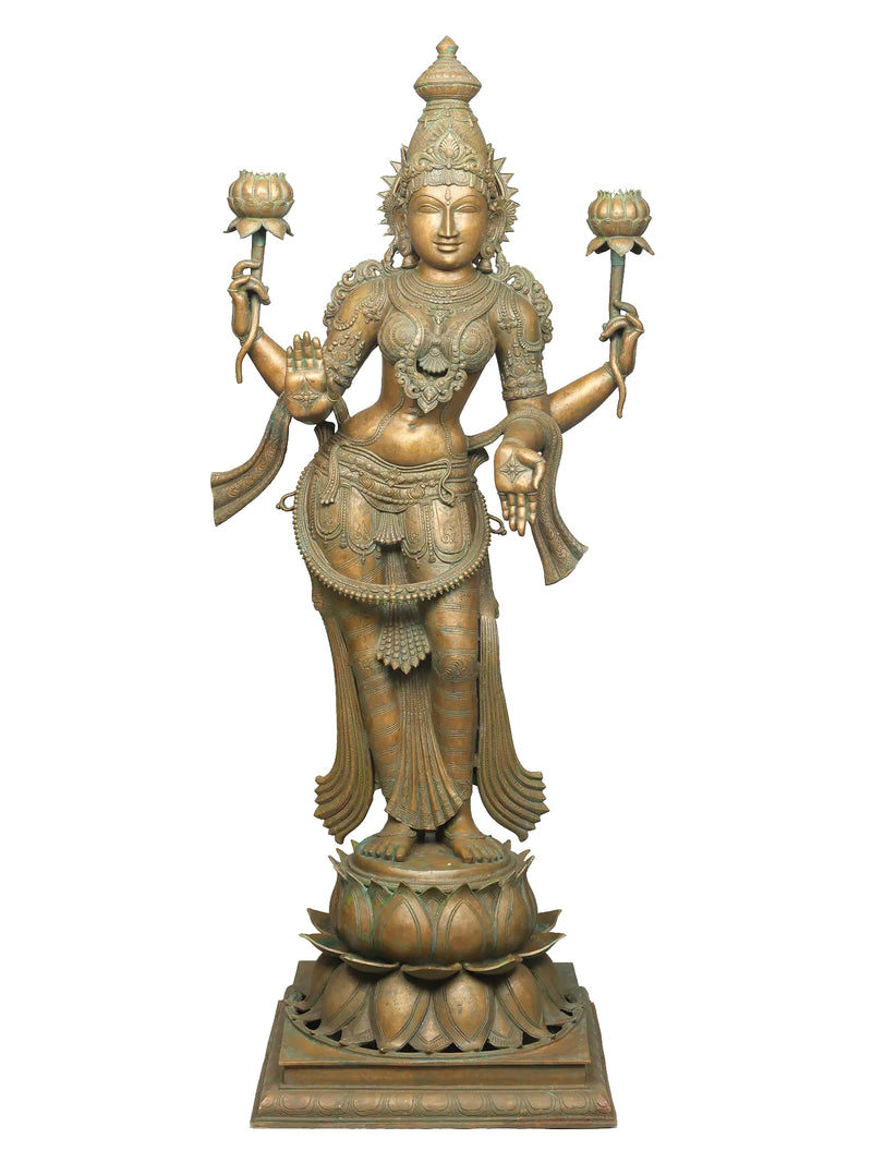 Bronze statue of Lakshmi