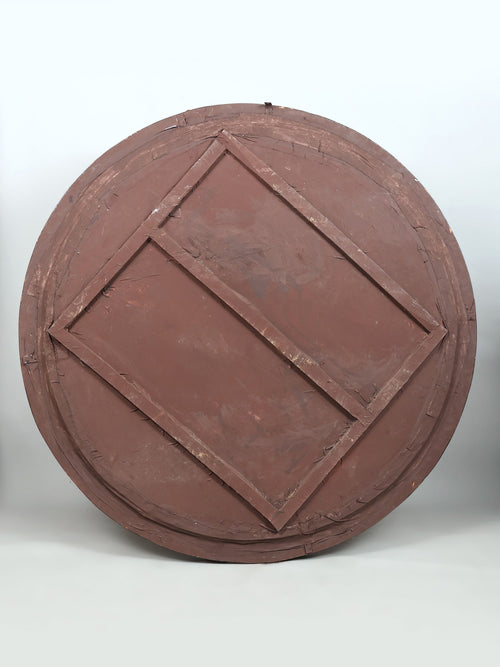 Grand Shiva Parvati Kalyanam - Sacred Wedding of Goddess Meenakshi and Lord Sundareswarar - Circular Tanjore Painting with 24 Karat Gold Work