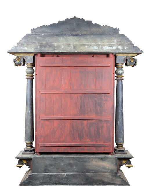 Grand Shiva Parvati Mandapam | Embossed Tanjore Painting