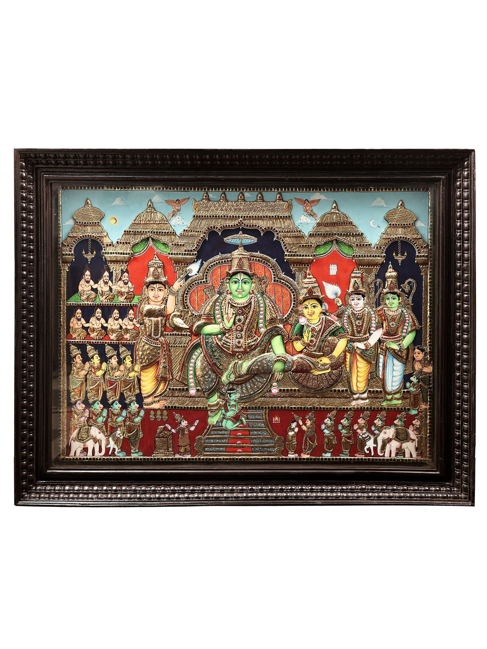 Rama Darbar Tanjore Painting