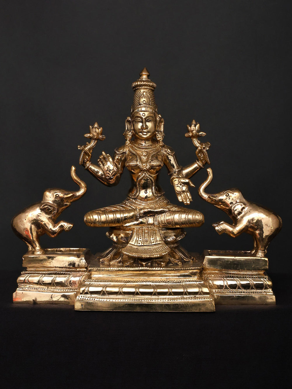 Ashtalakshmi Set of Eight Forms of Lakshmi in Panchaloha Bronze – Swamimalai, Tamil Nadu