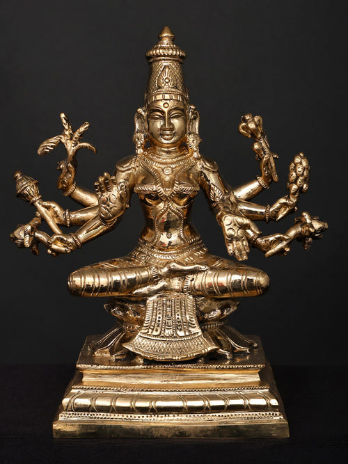 Ashtalakshmi Set of Eight Forms of Lakshmi in Panchaloha Bronze – Swamimalai, Tamil Nadu