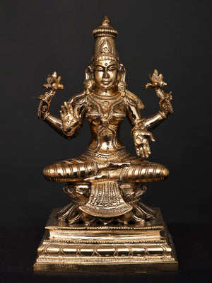 Ashtalakshmi Set of Eight Forms of Lakshmi in Panchaloha Bronze – Swamimalai, Tamil Nadu